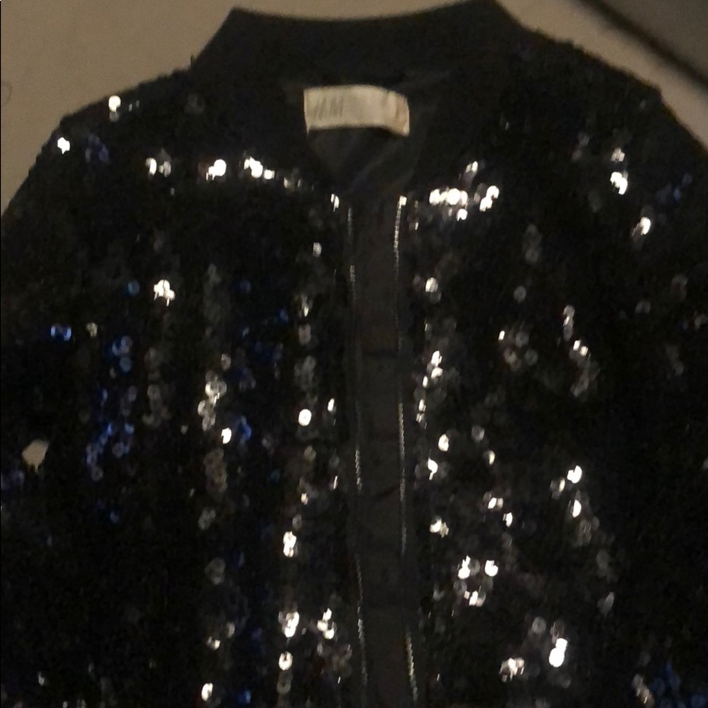 Gently worn H&M toddler sequin jacket